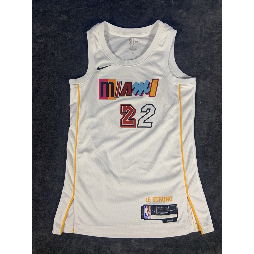 Miami Heat 2022-2023 Jimmy Butler City Edition Swingman Jersey Size S/40